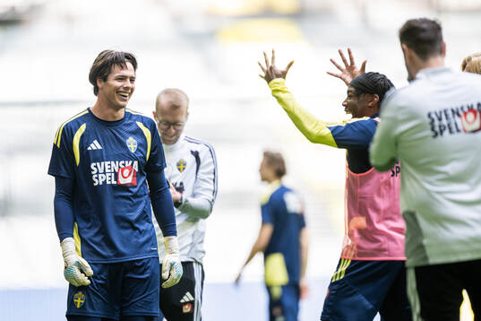 goalkeeper Jacob Widell Zetterström of the Swedish