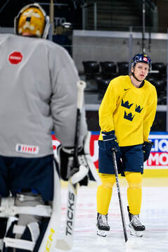 Jack Berglund of Sweden at a practice session
