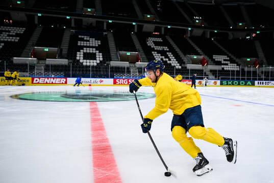 Erik Brännström of Sweden at a practice session