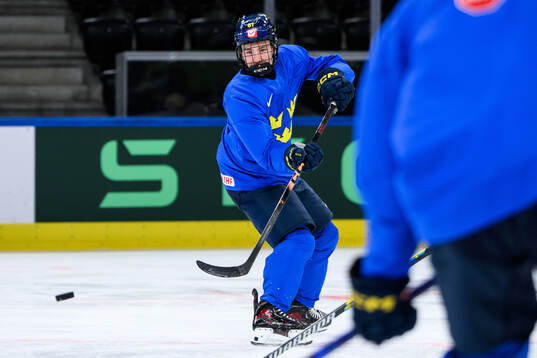 Viggo Björck of Sweden at a practice session