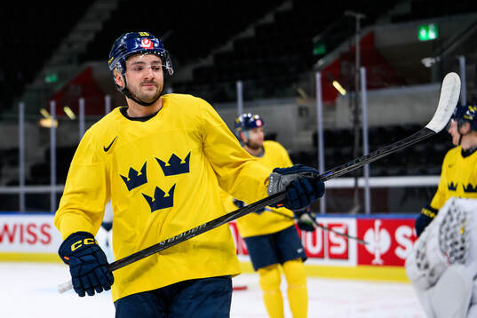 Erik Brännström of Sweden at a practice session