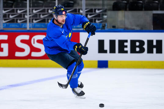 Joel Persson of Sweden at a practice session