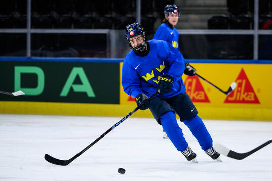 Viggo Björck of Sweden at a practice session