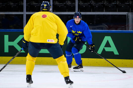 Ivar Stenberg of Sweden at a practice session