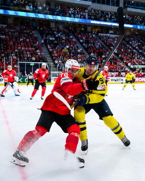 Dominik Egli of Switzerland and Carl Grundström of Sweden