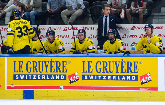Head coach Sam Hallam of Sweden