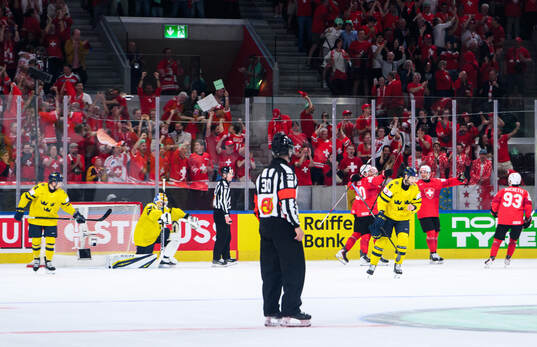 Jacob Larsson of Sweden looks dejected