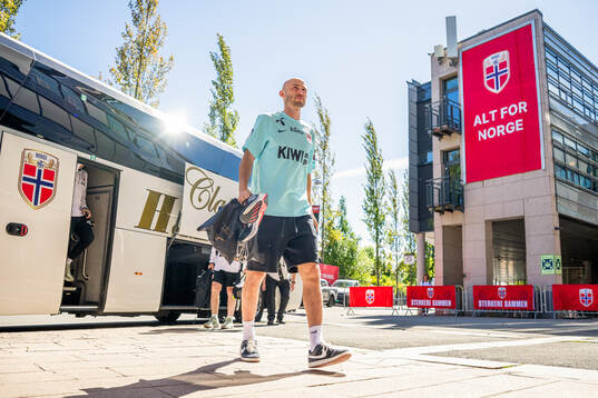 Fredrik Aursnes of the Norwegian national football team
