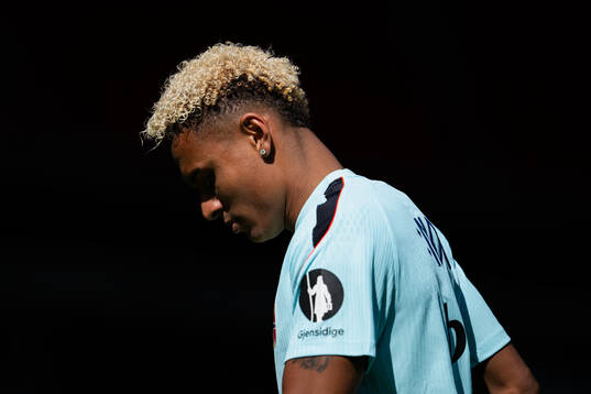 Antonio Nusa of the Norwegian national football team