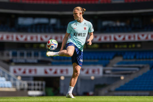 Thelo Aasgaard of the Norwegian national football team