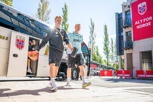 Andreas Schjelderup and Sondre Langås of the Norwegian