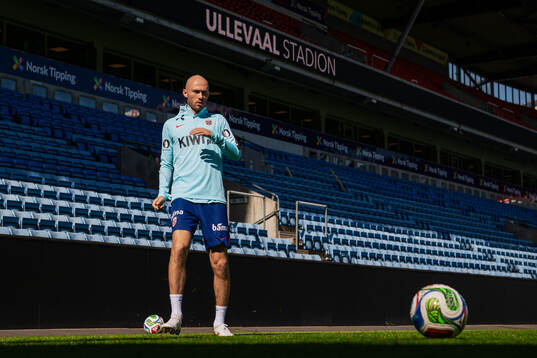 Fredrik Aursnes of the Norwegian national football team