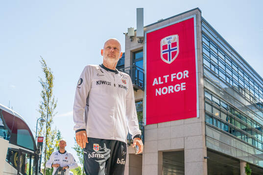 Ståle Solbakken, head coach of the Norwegian national