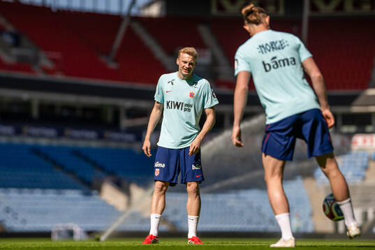 Sondre Langås of the Norwegian national football team