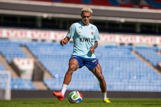 Antonio Nusa of the Norwegian national football team