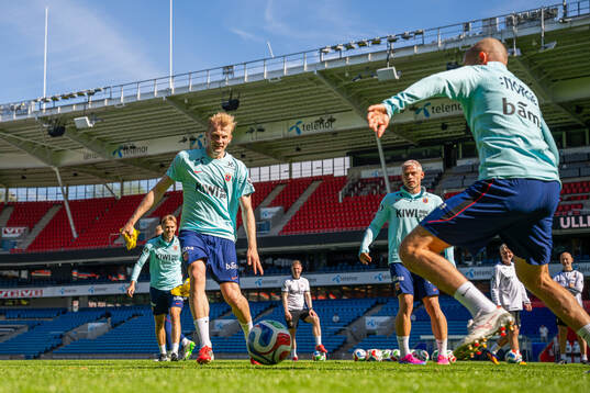 Sondre Langås of the Norwegian national football team