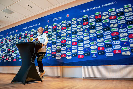 Ståle Solbakken, head coach of the Norwegian national