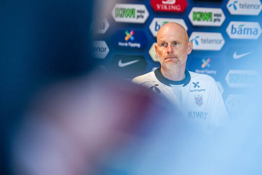 Ståle Solbakken, head coach of the Norwegian national