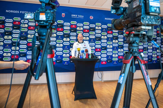 Ståle Solbakken, head coach of the Norwegian national