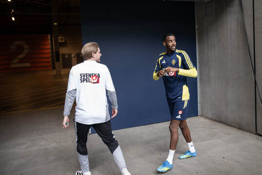 Alexander Isak of the Swedish national football team