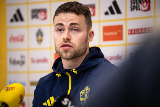 Gabriel Gudmundsson of the Swedish national football team