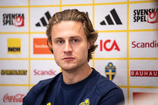 Mattias Svanberg of the Swedish national football team