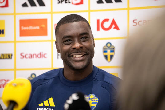 Ken Sema of the Swedish national football team
