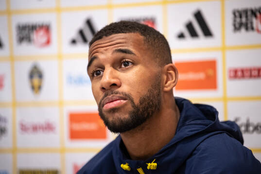 Isak Hien of the Swedish national football team