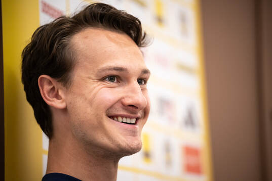 Hjalmar Ekdal of the Swedish national football team