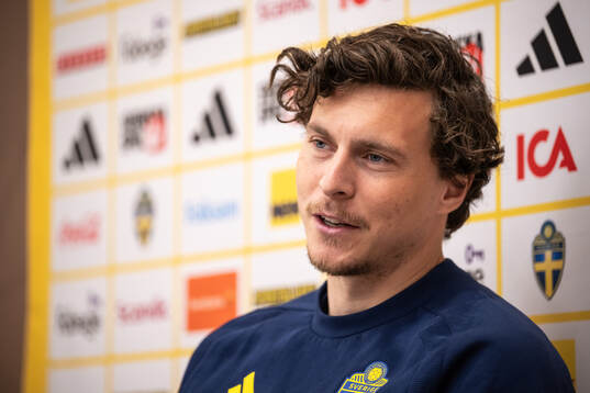 Victor Nilsson Lindelöf of the Swedish national football
