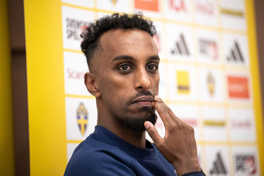 Taha Ali of the Swedish national football team