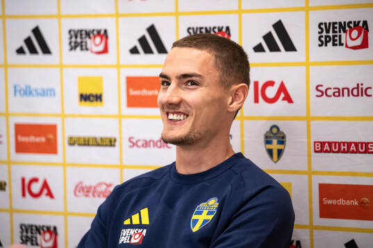 Gustaf Lagerbielke of the Swedish national football team