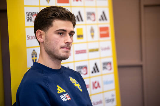 Besfort Zeneli of the Swedish national football team