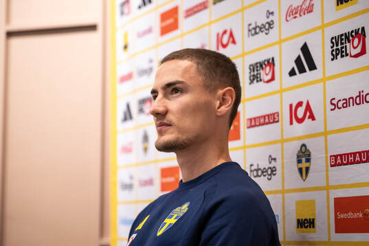 Gustaf Lagerbielke of the Swedish national football team