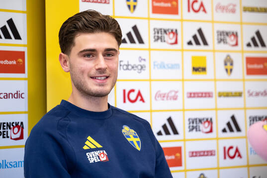 Besfort Zeneli of the Swedish national football team