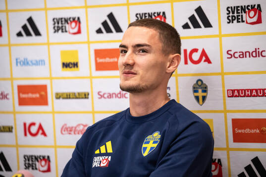 Gustaf Lagerbielke of the Swedish national football team