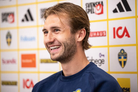 Benjamin Nygren of the Swedish national football team
