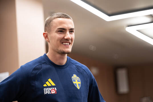 Gustaf Lagerbielke of the Swedish national football team