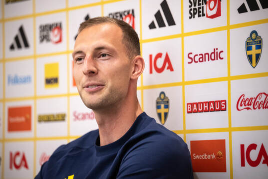 Gustaf Nilsson of the Swedish national football team