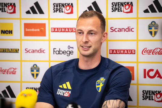 Gustaf Nilsson of the Swedish national football team