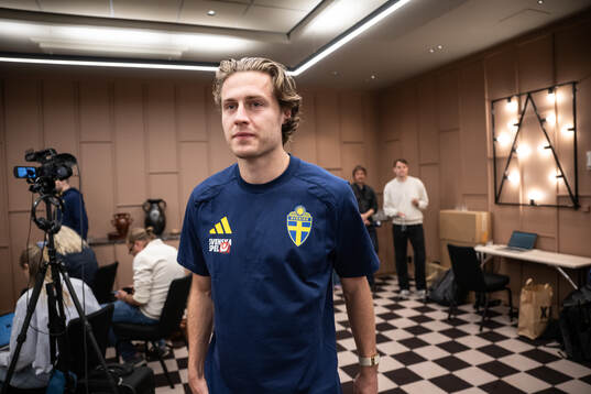 Mattias Svanberg of the Swedish national football team