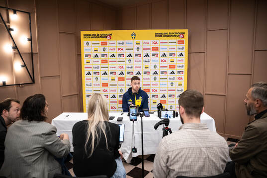 Gabriel Gudmundsson of the Swedish national football team