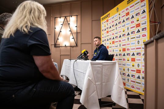Gabriel Gudmundsson of the Swedish national football team