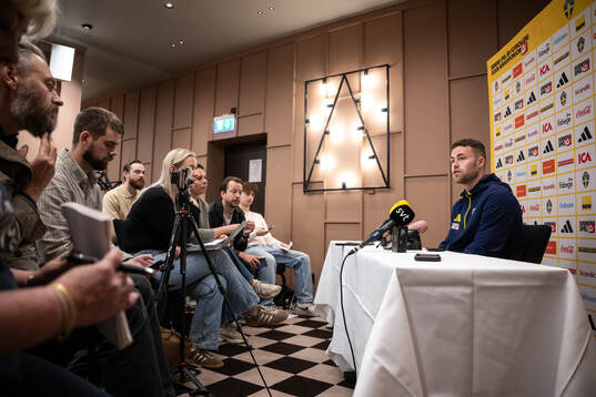 Gabriel Gudmundsson of the Swedish national football team