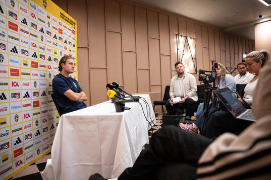 Mattias Svanberg of the Swedish national football team