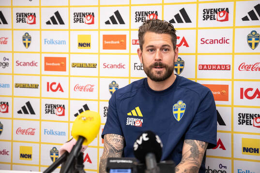 goalkeeper Kristoffer Nordfeldt of the Swedish national