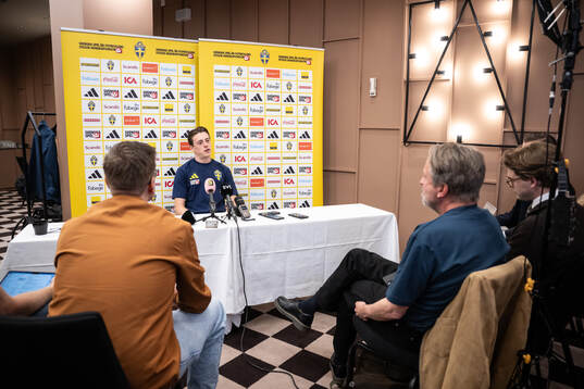 Elliot Stroud of the Swedish national football team