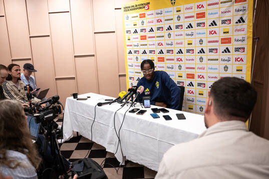 Anthony Elanga of the Swedish national football team