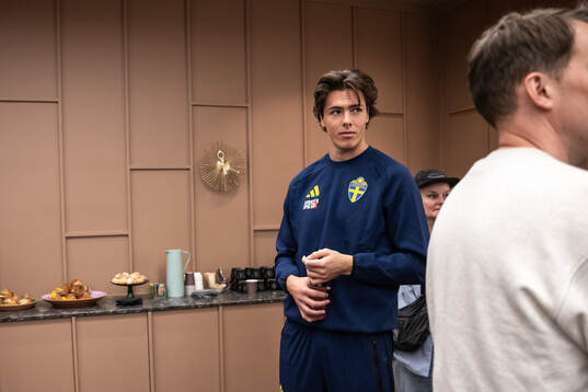 goalkeeper Jacob Widell Zetterström of the Swedish