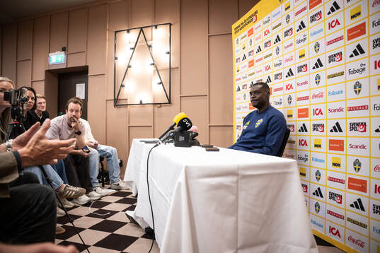 Ken Sema of the Swedish national football team
